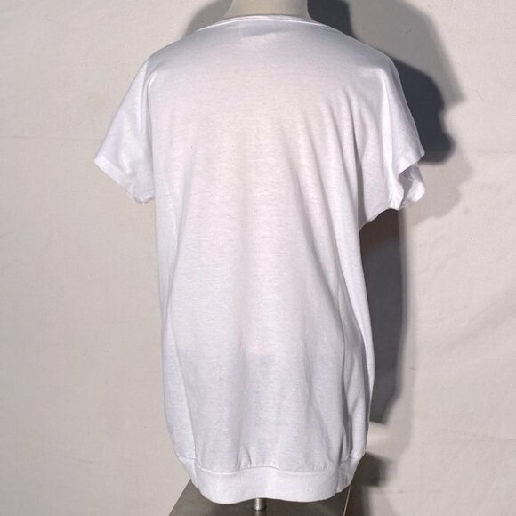 Vintage T Shirt With Flower Graphic L - Picture 8 of 10